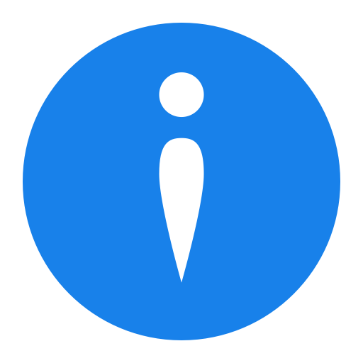 Info svg vector icon
