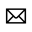 email,black icon