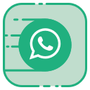 logo, media, social, whatsapp svg vector icon