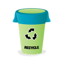 bin, cleaning, janitor, recycle icon
