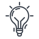 ampoule, bulb, electricity, light svg vector icon