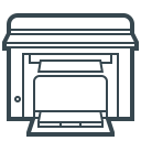 copier, mfp, multifunction, multifunction printer, printer, scanner, xerox svg vector icon
