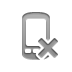 mobile,cross icon