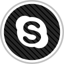 media, online, skype, social svg vector icon
