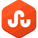 social network, stumbleupon svg vector icon