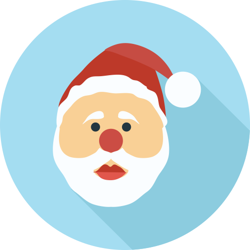 Santa Claus svg vector icon