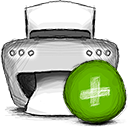 add, printer icon