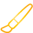 basic, brush, yellow icon