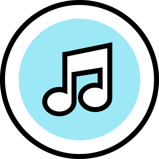 Music svg vector icon