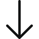 aroow down, arrow, download svg vector icon