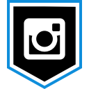 instagram, logo, media, social svg vector icon