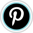 connect, media, pinterest, social svg vector icon