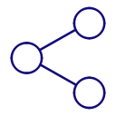 divide, network, share, social, socials svg vector icon