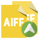 file,format,aiff,aiff up,up icon