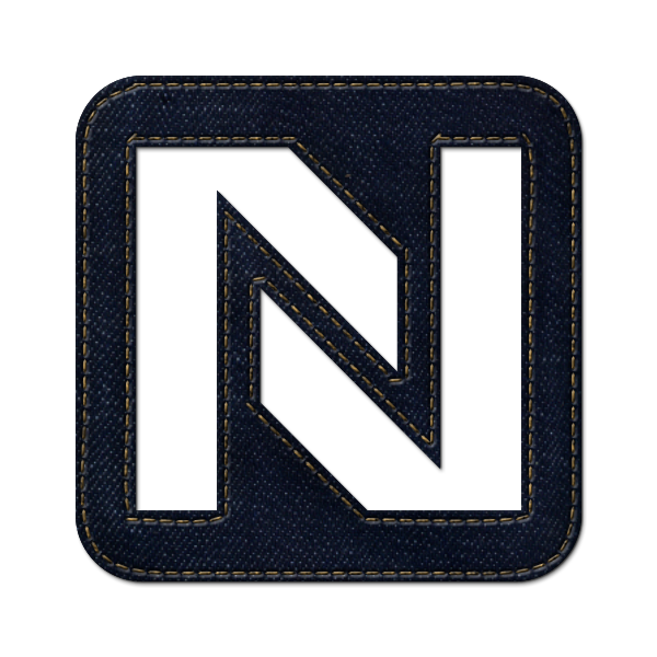 denim,jean,social,netvous,logo,square icon