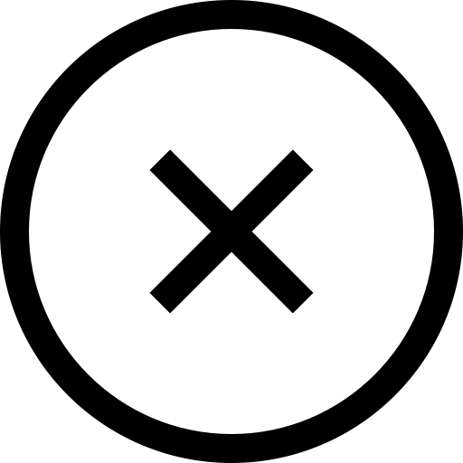 Staging Mall Cancellation Of Order svg vector icon