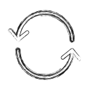 loop, productivity, shape, social svg vector icon