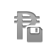 currency,sign,peso,diskette icon