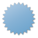label,blue icon