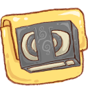 folder,video icon