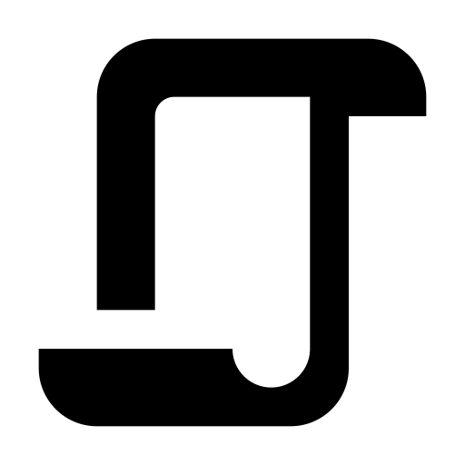 Script svg vector icon