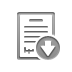 contract,down icon