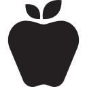 apple, club, fruit, health svg vector icon