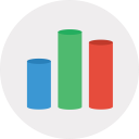 analytics, chart, keynote svg vector icon