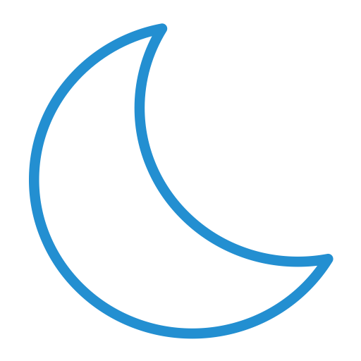 Moon svg vector icon