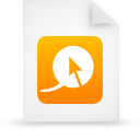 file,document,paper,orange icon