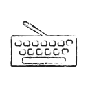 board, computer, electronic, input, key, keyboard svg vector icon
