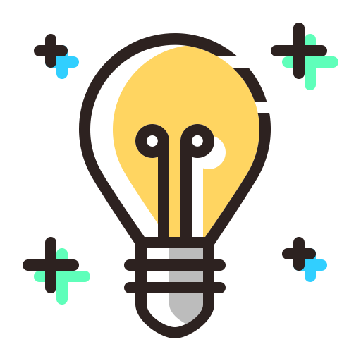 Lightbulb Idea svg vector icon
