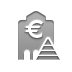 bank,euro,pyramid icon