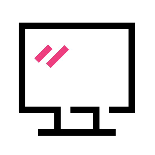 Computer svg vector icon