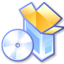 box, cd, software icon