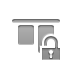 align,horizontal,top,lock,open icon
