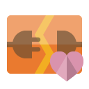 disconnect,heart icon