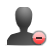 user,delete,del,remove,account,profile,people,human icon