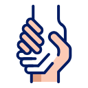 hand, help, inkcontober, united svg vector icon