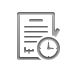 contract,clock icon
