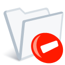 ifolder,remove,delete,del icon