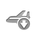 plane,down icon
