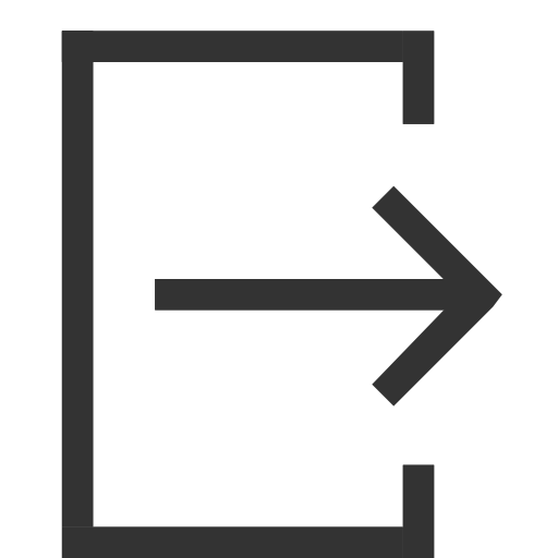 Sign Out svg vector icon