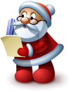 christmas, santa icon
