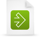 document, file, green, paper icon