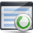 media, playlist, refresh icon