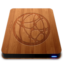 wooden,slick,server,drive icon