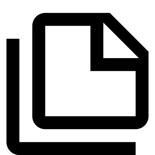 Note Multiple Outline svg vector icon
