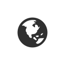 earth, facebook, globe, notification svg vector icon