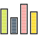 bar, chart, financial, graph, graphic svg vector icon